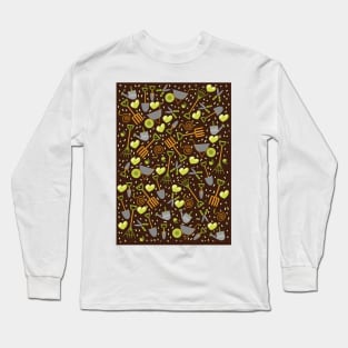 Gardening (dark background version) Long Sleeve T-Shirt